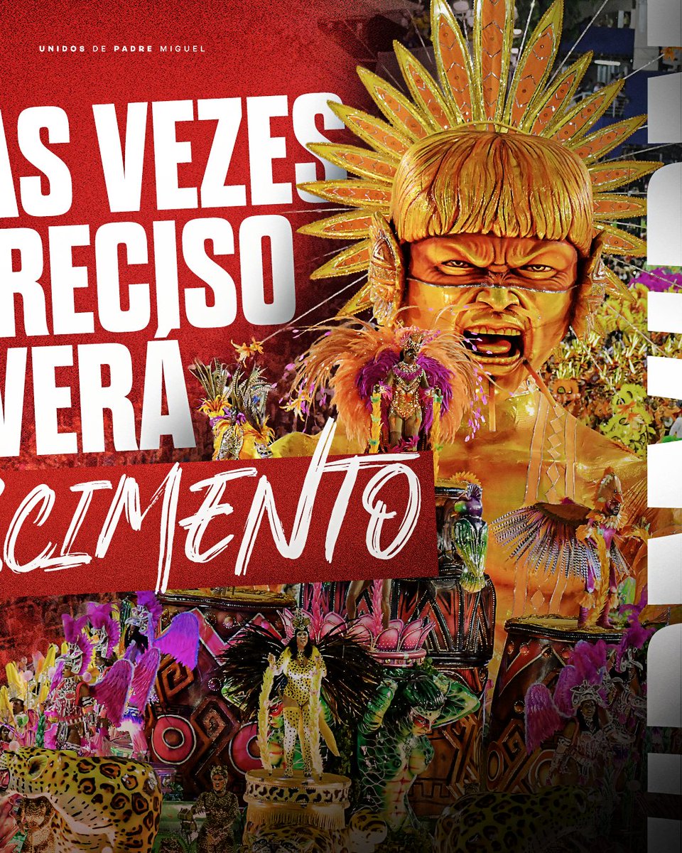 Renascer faz parte do meu caminho , isso já vive na minha essência.

Eu me reinvento, me fortaleço e sigo em frente, com a garra de quem nunca para de evoluir.

#Carnaval2027 #BoiVermelho