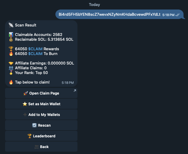 Claim Sol tweet media