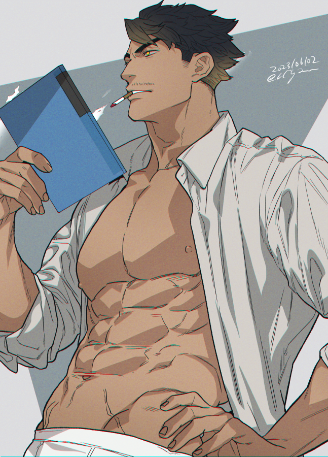 「#雄っぱいに会えるハッシュタグ」|やん💙💛のイラスト