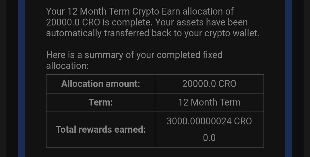 Jersae91's tweet image. Another @cryptocom vault ends! This time it is the 15% one year vault loved by many #CROfam 

Since the last vault ends, there hasn't been another high yielding $CRO vault. Is it because they are trying to reduce the selling pressure and are cooking something behind the scenes?