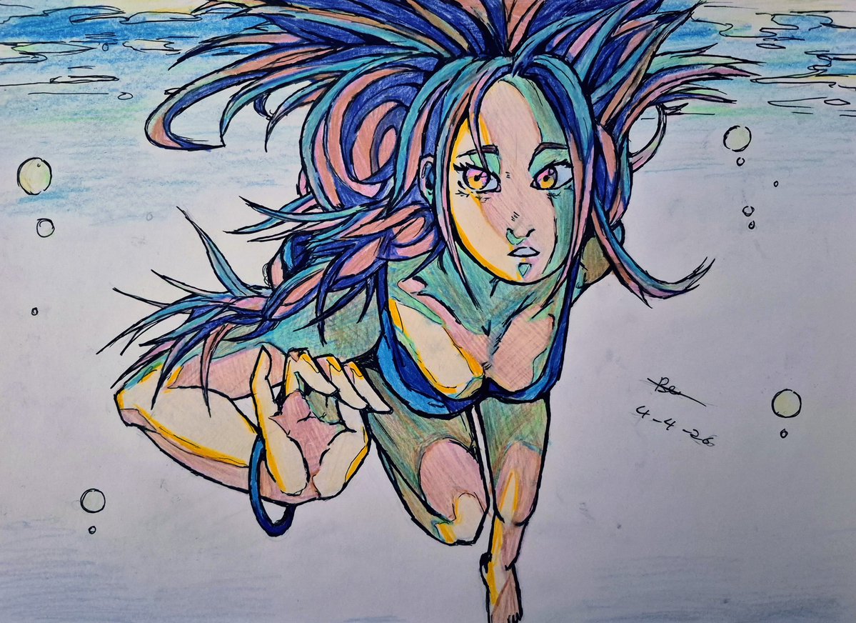 brs_art_07's tweet image. Finished it,

But idk if i like it 😭

Any1 wanna be #artmoots ? (comment)

#traditionalart #coloring #smallartists