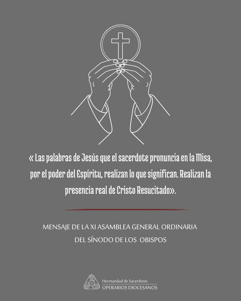 Hermandad de Sacerdotes Operarios Diocesanos tweet media