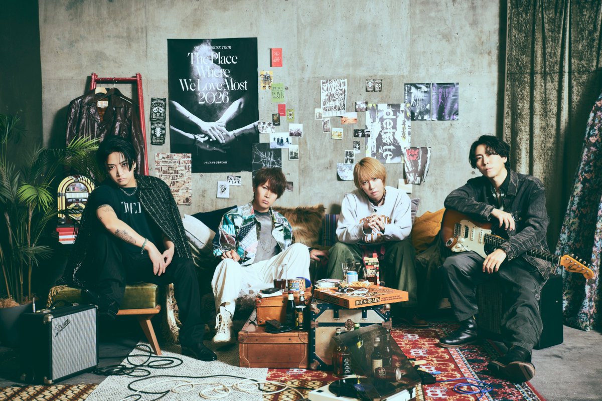 sid_staff's tweet photo. SID LIVE HOUSE TOUR「いちばん好きな場所 2026」

.˚⊹⁺‧┈┈┈┈┈┈‧⁺ ⊹˚.
　✨新ビジュアル✨
　　　　公開！！
.˚⊹⁺‧┈┈┈┈┈┈‧⁺ ⊹˚. https://t.co/VZhgPxDBTV