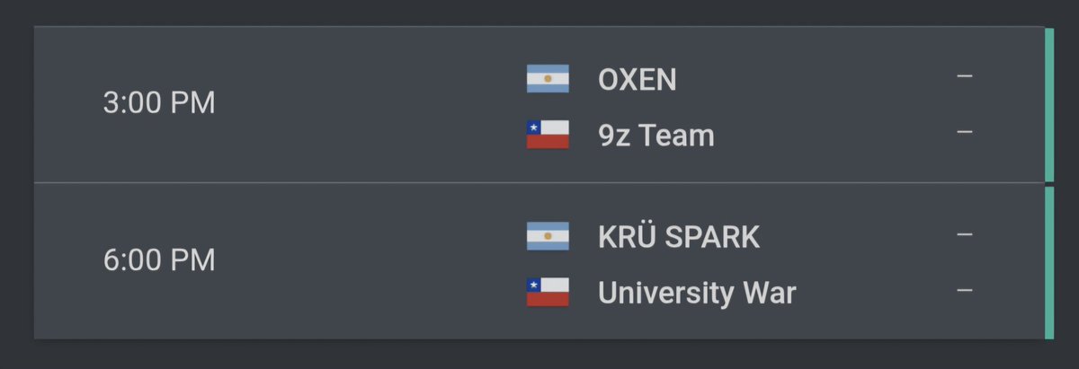 HaUsDoRff_VAL's tweet photo. ES HOY ES HOY, VUELVE LA BENDITA Y VUELVEN LAS PREDICCIONES #VCLLatam ‼️

OXEN 0-2 9Z
KRÜS 1-2 UW https://t.co/gHk1eLfq7A
