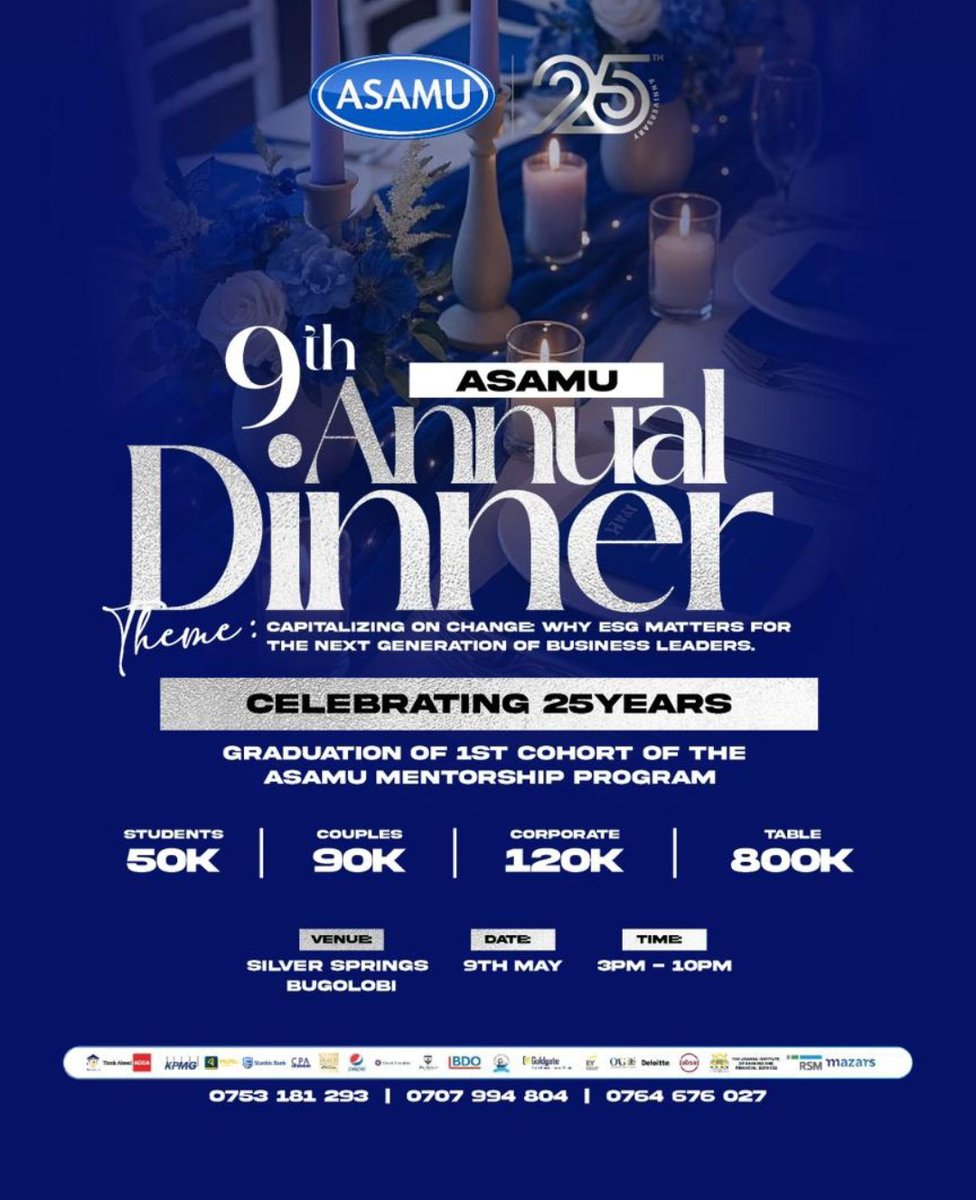 The unprecedented SILVER JUBILEE ASAMU dinner..🤗🤗