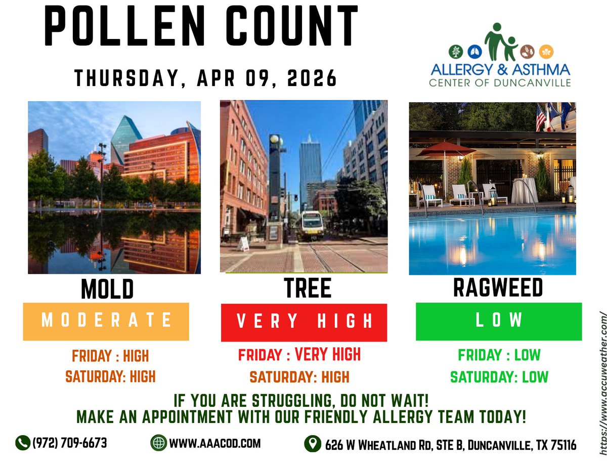 Allergy and Asthma Center of Duncanville tweet media