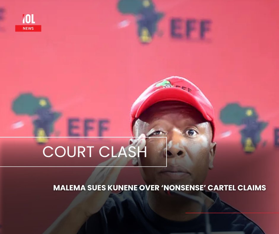 IOL's tweet image. Julius Malema has reiterated that he is suing Kenny Kunene, rejecting cartel claims as “nonsense.” The case adds fuel to South Africa’s political battles, with accountability and credibility now tested in court.
#news #politics #SA #accountability #JuliusMalema
Read on