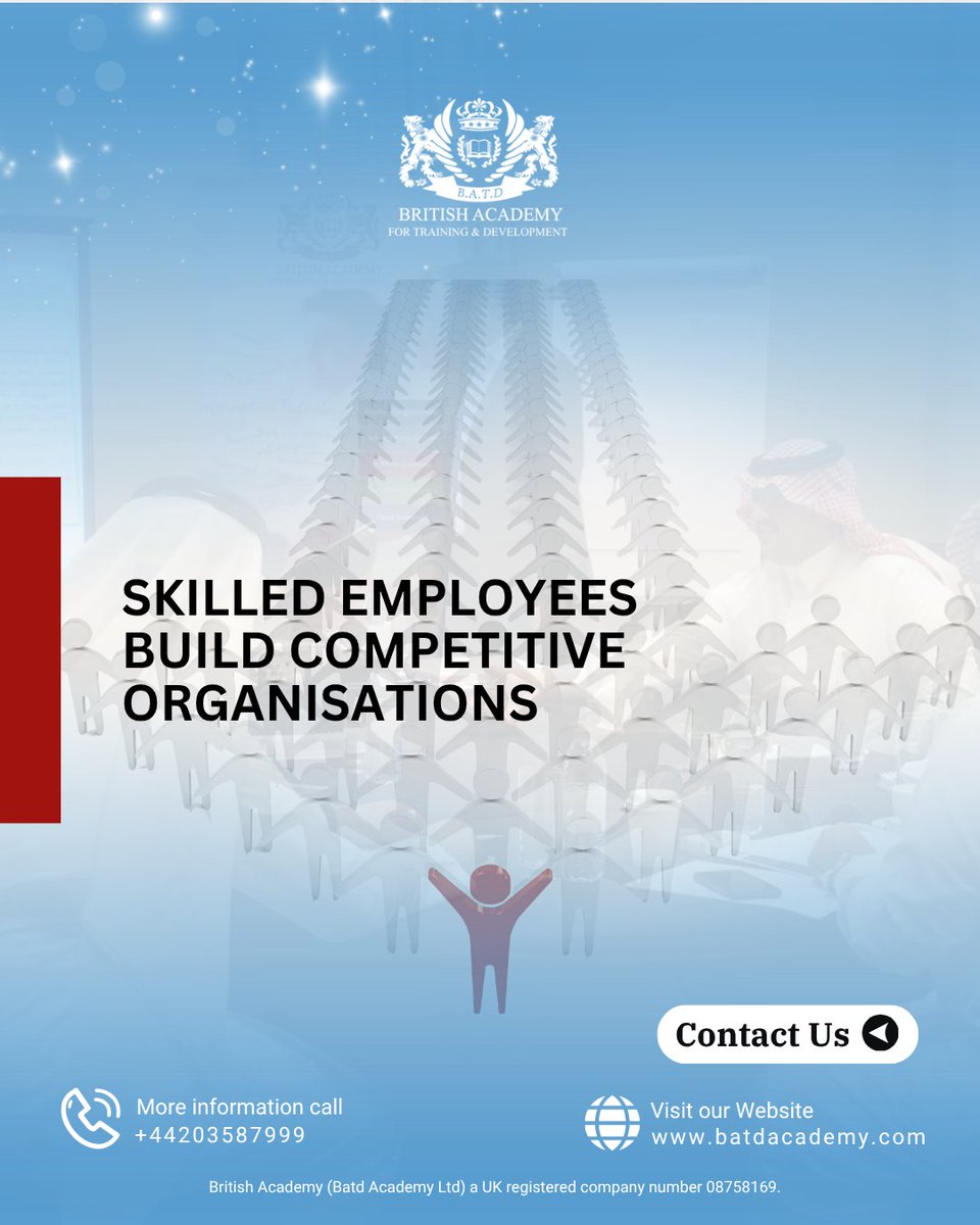 BATDCourses's tweet image. 👔 Build management confidence with professional training programmes
Develop leadership, communication, and decision-making skills with BATD Academy.
🌐 Website: batdacademy.com/e
instagram.com/batdacademyuk/
 uk.pinterest.com/batdacademy/
linkedin.com/company/britis…

#ManagementTraining