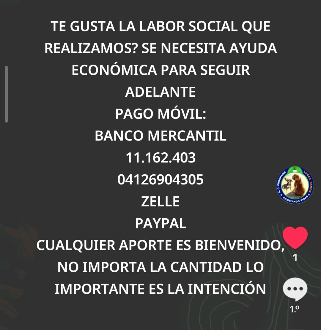 El PROGRAMA LUCAS RAMÓN CAMBIANDO VIDAS te lo agradecería