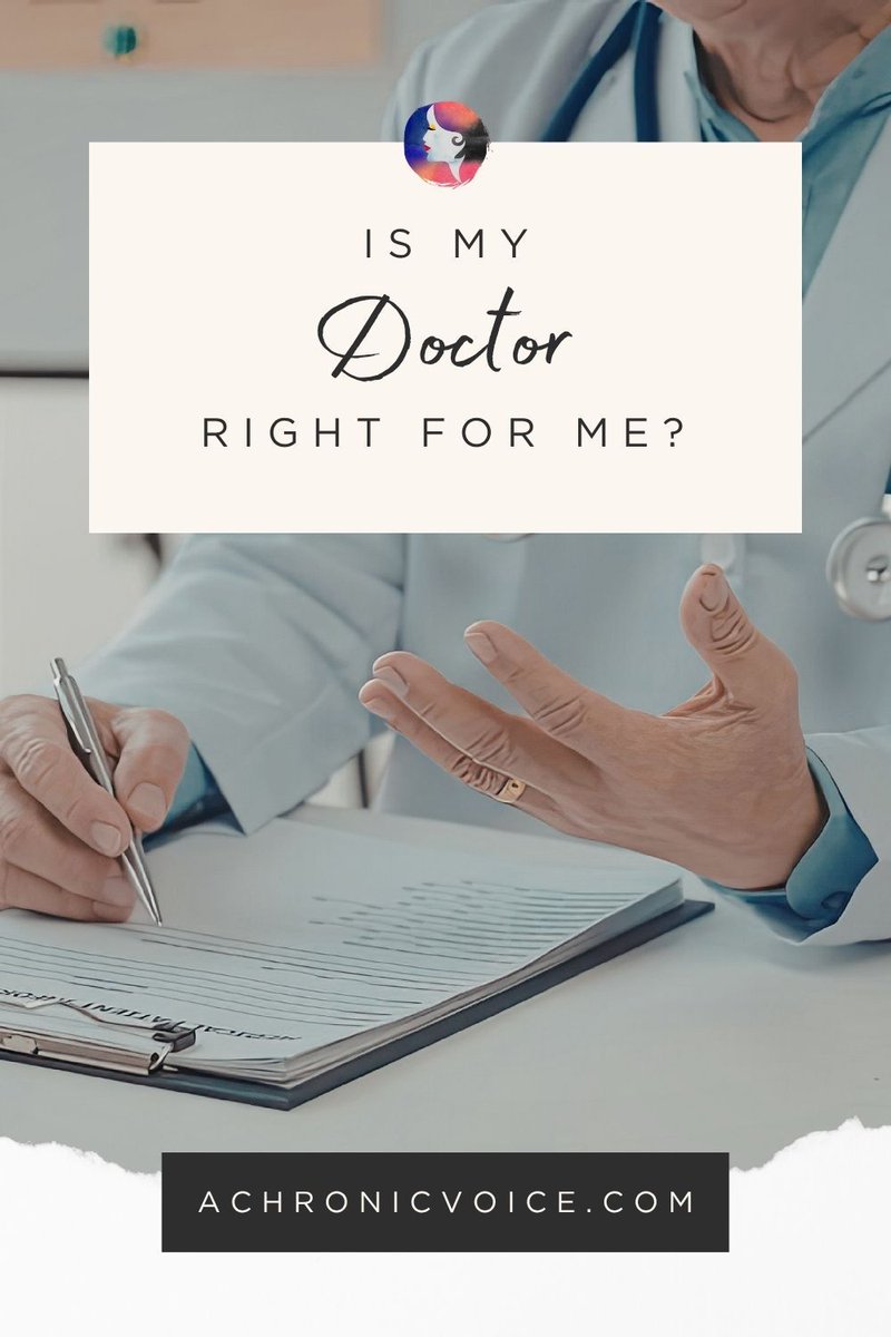 AChVoice's tweet image. "1. The right #doctor ..listens. You should be comfortable #communicating with them. They should never brush off or laugh at any of your concerns, especially if it is affecting your #QualityOfLife.": buff.ly/fLHcts0

#PatientCare #ChronicIllness #disability #MedTwitter