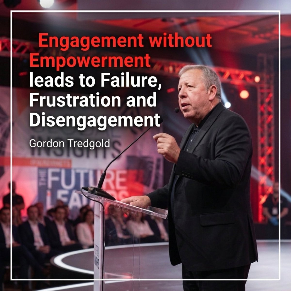 GordonTredgold's tweet image. Engagement without empowerment = frustration.

Give your team the ability to act, not just the motivation.

#Leadership #Empowerment #Management #Execution #Success #Growth
