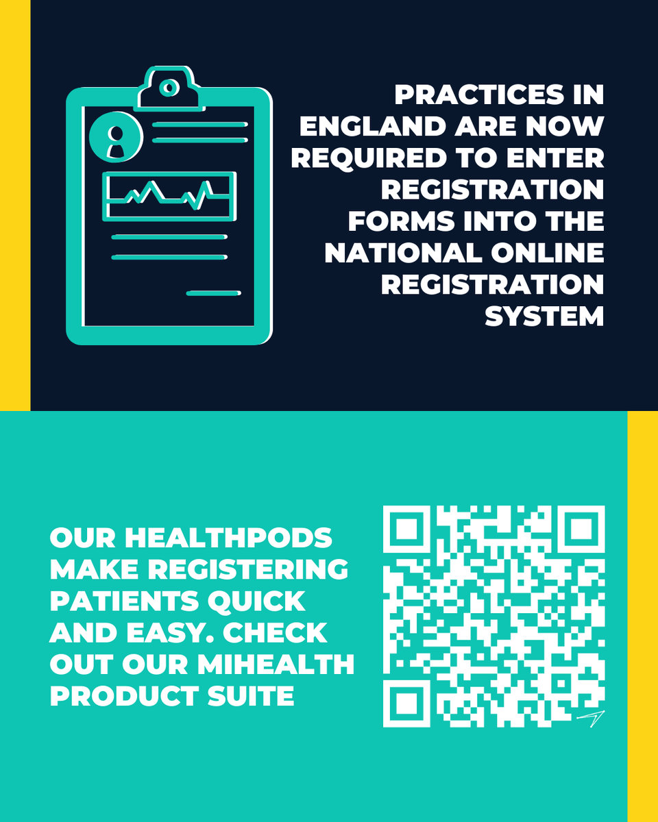 microtech_group's tweet photo. In England, online registration is now  QoF requirement.

Our HealthPod's make registering patients quick and easy, and automatically updates patient records.

#HealthPod, #MiHealth #Microtech, #GPResgstration #QoF https://t.co/LNeMKZNnop