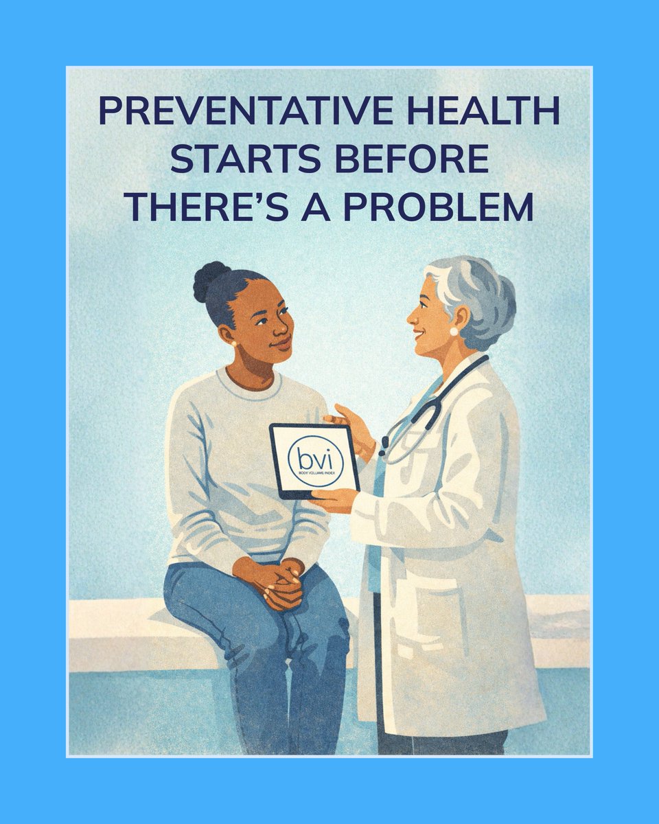 bodyvolume's tweet image. Preventative health starts before symptoms appear.

Small changes in the body happen over time, often unnoticed.

Tracking those changes early can make a big difference.

#PreventativeHealth #HealthTech #BodyComposition #MyBVI