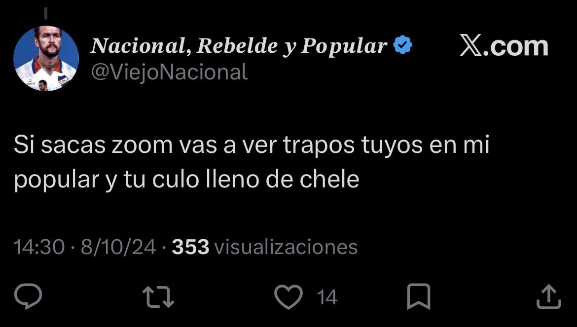 Para condenar algo primero hay que resistir archivo. Festejar los trapos robados no es menos grave que ésto.
Además la comparación que haces es terrible, porque sería celebrar una muerte que ocurrió de verdad.
Comencemos por dar el ejemplo. Saludos