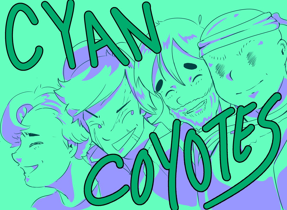DeamFelesArt's tweet photo. Artwork of the Cyan Coyotes I did for the Hermit MCC!!!! Good luck yall
#ijevin #Tubbo #Pixlriffs #goodtimeswithscarfanart https://t.co/DBjsh22wxy