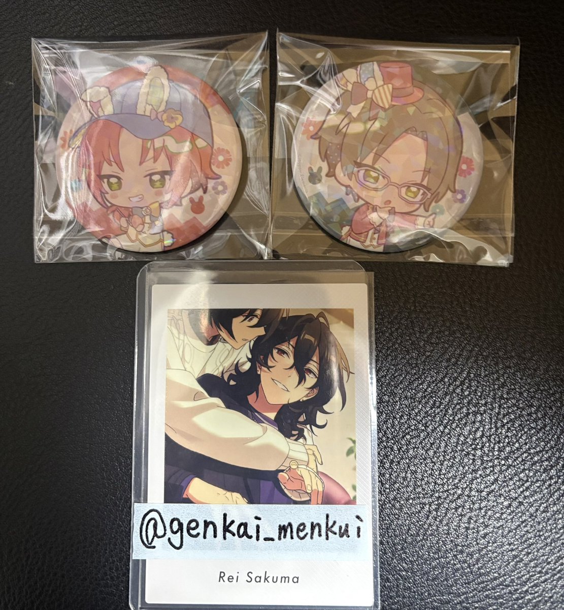 genkai_menkui's tweet photo. 【交換】あんスタ アニカフェ アニメイトカフェ アクスタ コロッタ 缶バッチ

（譲）
缶バ⇨敬人👑レオ👑
アクスタ⇨真緒 凛月 嵐 夏目 敬人👑
コロッタ⇨弓弦 渉 北斗 真 凛月 なずな 班 ゆうた👑

（求）
缶バ⇨日和>ユメ
アクスタ⇨司 日和>ユメ
コロッタ⇨零 日和>ユメ

ツリーに続きます https://t.co/CPSVRreKIP