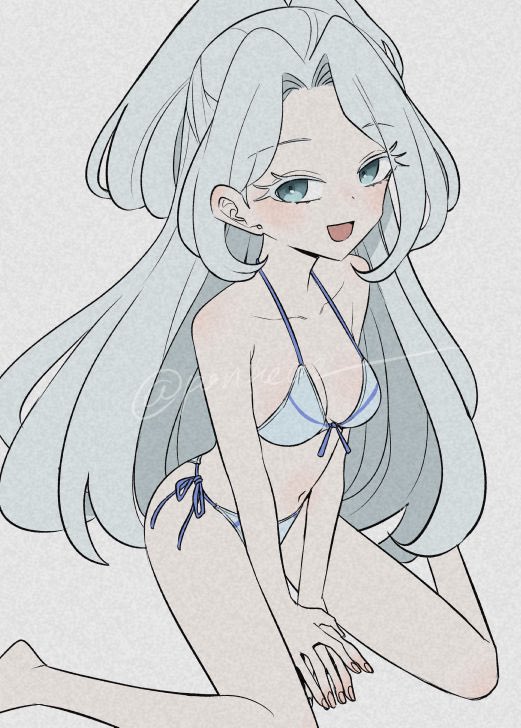 ンジュさんのとにかく色素薄いキャラデザあまりにも好き 