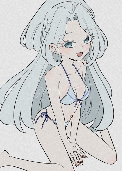 ンジュさんのとにかく色素薄いキャラデザあまりにも好き 