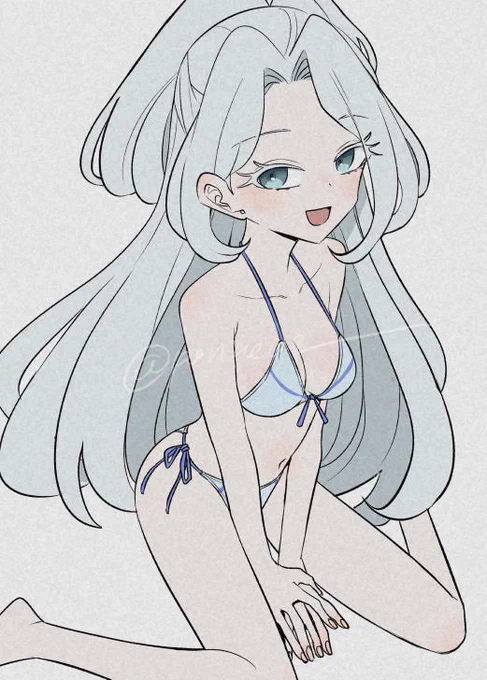 ンジュさんのとにかく色素薄いキャラデザあまりにも好き