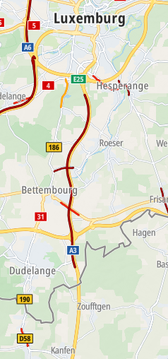 ANWBeuropa's tweet image. In #Luxemburg op de #A3 ► Thionville. +30 min.