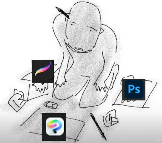 I'm using proclipstudiopaintoshopreate
