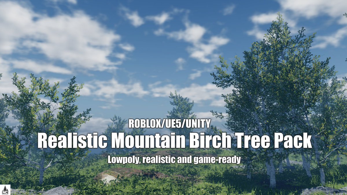 nordiccanopy's tweet photo. Mountain Birch Tree Pack, made for roblox. Consists of 12 detailed models, lowpoly.
See below!
https://t.co/srcX42Y4MC
https://t.co/oaN2Et5YMi
#RobloxDev #LowPoly #DouglasFir #3DNature #GameReady #Conifer #EnvironmentDesign #ForestAssets #RobloxStudio
@Roblox_RTC https://t.co/28BmC4sNrS