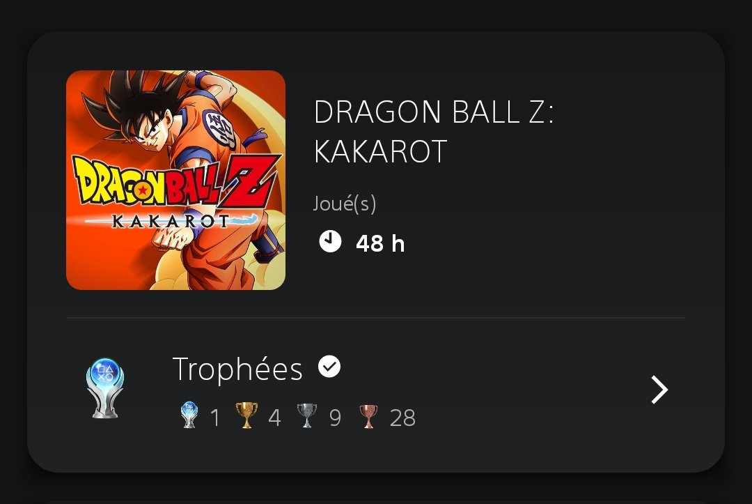 And one more platinum 🥹 
I really enjoyed this one , what a great way to enjoy dragon ball again 🔥