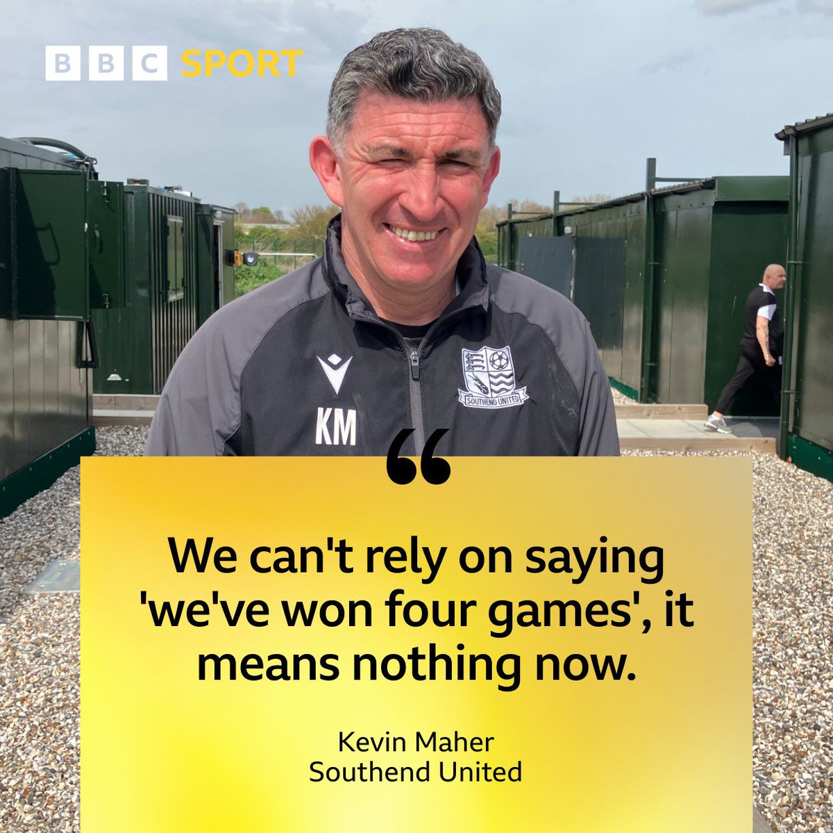 BBCEssexSport's tweet photo. LISTEN ⚽️

@SUFCRootsHall have the chance to win five games in a row for the first time in 11 years when they host #SolihullMoors in @NL_Enterprise on Saturday - but head coach Kevin Maher says the #Blues must focus on taking the run-in a game at a time.

https://t.co/MgBEaNEyCs https://t.co/ggQAvgLE17