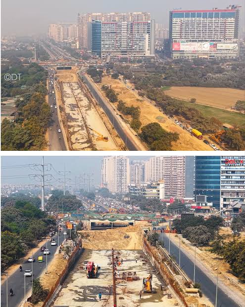 vikashkbr's tweet photo. Congratulations to @OfficialGNIDA for starting the underpass (Kishan Chowk, Near Gaur City) without proper traffic assessment or road widening. Now the public faces daily inconvenience. 
Truly deserves an “Inefficiency Award.”
@CMOfficeUP @myogiadityanath @noidatraffic @dmgbnagar https://t.co/33nnP1lSNf