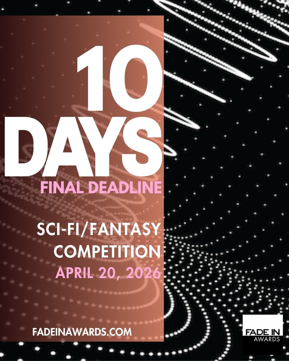 30th Fade In Awards Screenwriting Competition tweet media