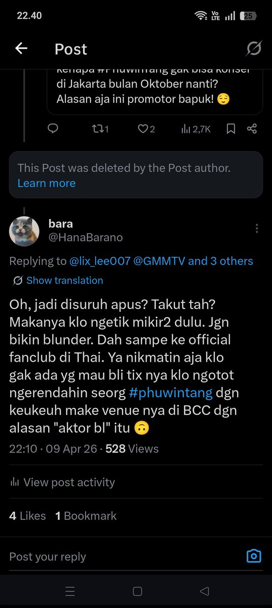 HanaBarano's tweet photo. Cepet banget ngapusnya! Blunder lagi ya @lix_lee007 ? 🙃 https://t.co/oFUw9cgRWE