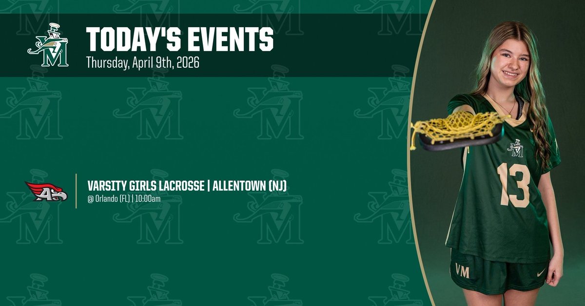 STVMAthletics's tweet image. Today’s athletic events! Go Irish!!☘️☘️

#STVM