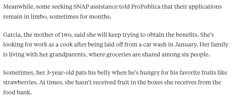 Katie_Bergh's tweet photo. We warned that H.R. 1's SNAP cost shift could drive states to make it as difficult as possible to access SNAP, leaving eligible low-income families without the food assistance they need. In Arizona, that prediction appears to be coming true — with a heartbreaking human cost: https://t.co/PIeRw8VgGq