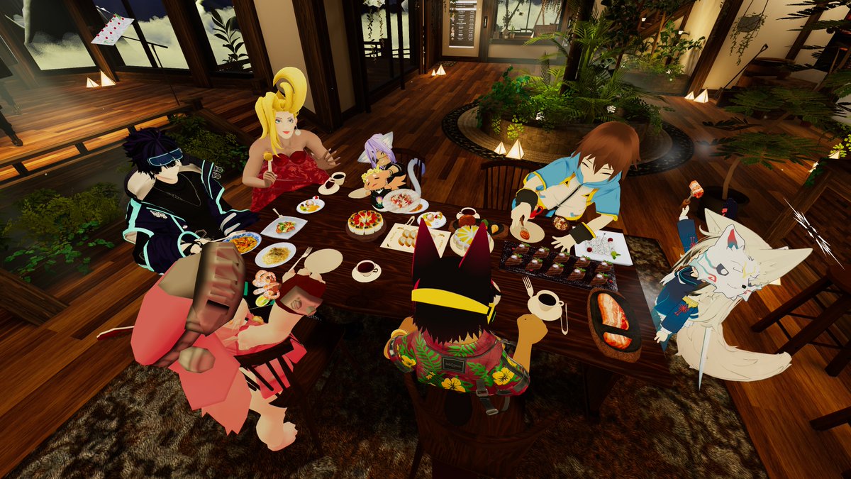 show_ap_v's tweet photo. 写真最後しか撮ってなかったけど色々周りました！
楽しかった！！！

また来週～

#VRChat https://t.co/NpI1W0MAeq