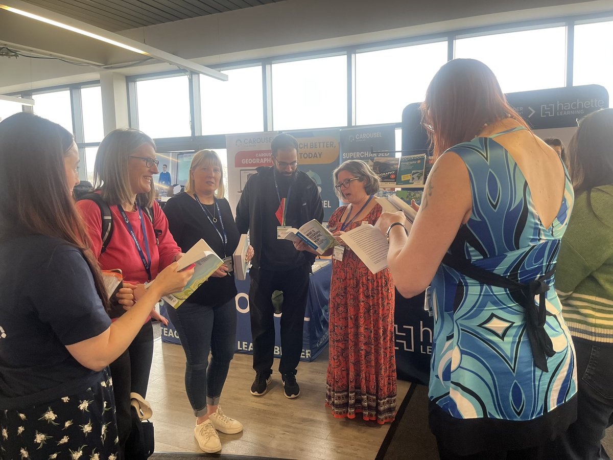 schrecal's tweet photo. What is Geography Teaching Now? Bet this fabulous group can tell you! @GeogMum @Jennnnnn_x @HLearningPD @The_GA #GAConf2026 https://t.co/U1EngOjDCP