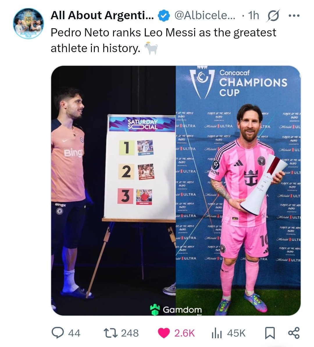 Fan / no debate tweet media