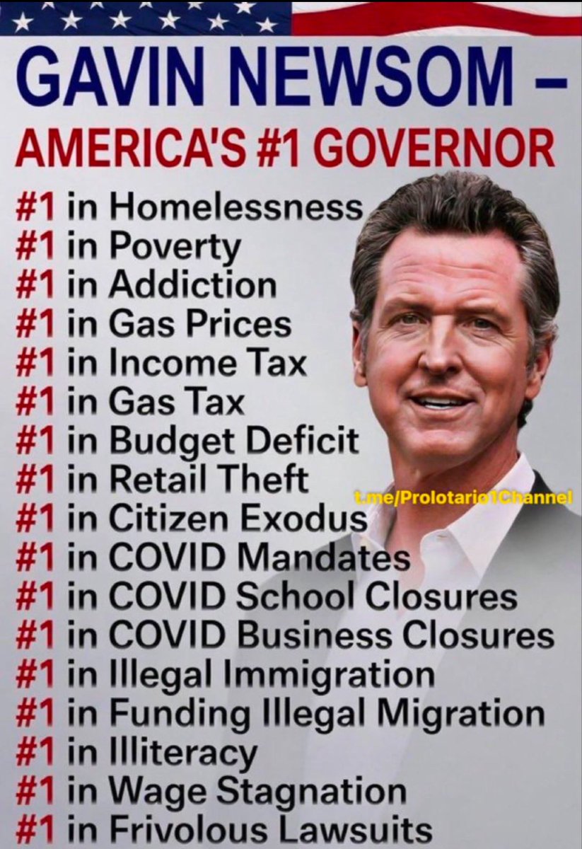 NewscumX's tweet photo. @GavinNewsom Make California great again. https://t.co/Wezlb4ndtf