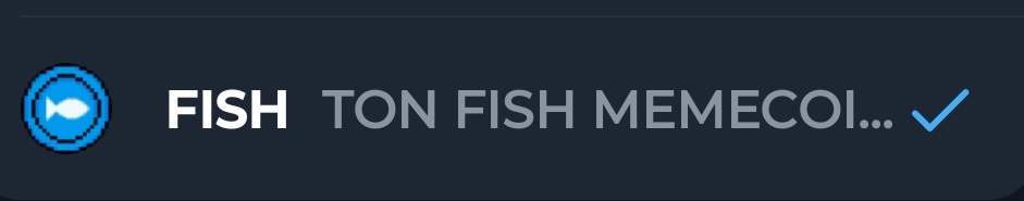 JuanaRoqueZ's tweet photo. Long term play on @ton_blockchain  
Ticker - $Fish https://t.co/7GToSqKhmx