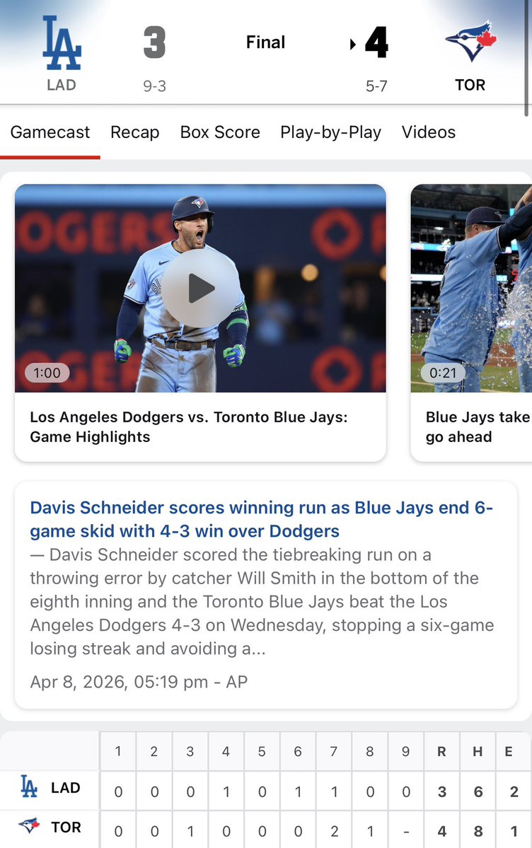 BettingPix's tweet image. Cash it AGAIN 💰

9 Straight FREE Winners! 🏆🙏

Members Continue To Cash Daily! ⭐️

⚾️ Dodgers ⬇️ 1.5 Runs F5 Inn (+114) ✅

Congrats To Those Who Tailed! 🚂

Join The VIP Team Using The Link In Our Bio! 👆

#Gambling #Betting #FreePlays #VIP #IKP