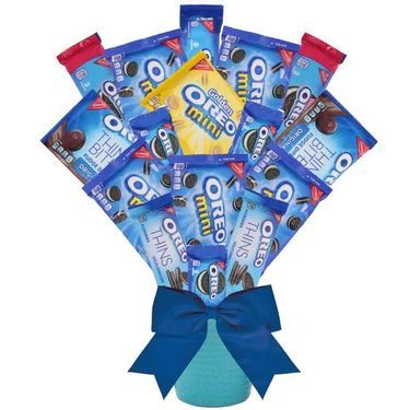 BisketBaskets's tweet image. Who says you can’t buy happiness? Our Oreo Cookie Bouquet features 16 packs of the world's favorite cookie, hand-arranged by our design  experts.
Perfect for birthdays, get well, or a delicious thank you! 

Shop here: bisketbaskets.com/collections/ca… 

#BisketBaskets #Oreo #GiftGiving