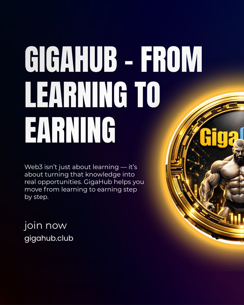 gigahubsol's tweet image. Learning is just the beginning… ⚡

The real goal is turning knowledge into results.

With GigaHub, you don’t just learn —
you grow, build, and create opportunities. 🚀

🔗 gigahub.club

📢 t.me/gigahubpump

#Web3 #LearnAndEarn #GigaHub #CryptoGrowth