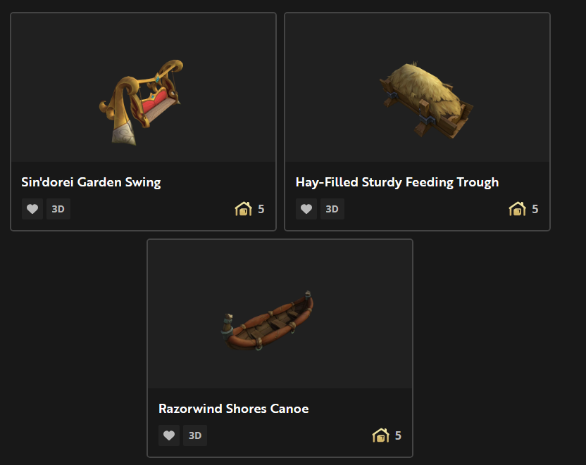 Wowhead's tweet image. Collectors rejoice, the Patch 12.0.5 PTR has added over 300 new decor items for you to collect and touch up your house with, including Sin'dorei appliances, tons of new outdoor decorations, and so much more!

#Midnight #Warcraft 

wowhead.com/news/over-300-…
