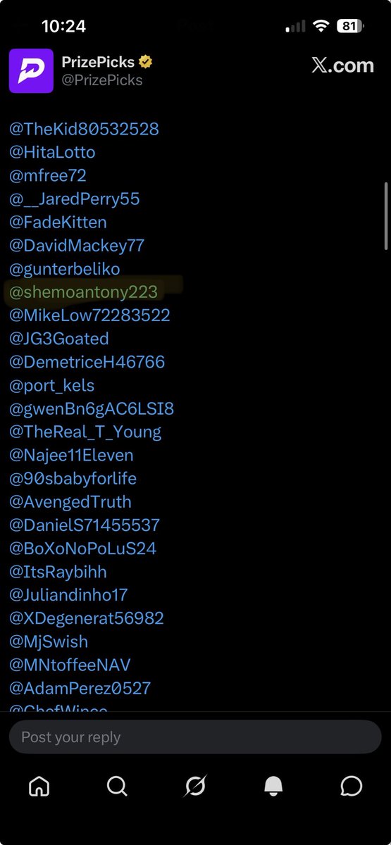 shemoantony223's tweet photo. @PrizeSupport still haven’t received anything for the giveaway i won and yall have yet to contact me about anything @PrizePicks @PrizeSupport https://t.co/BW24N1HJSE