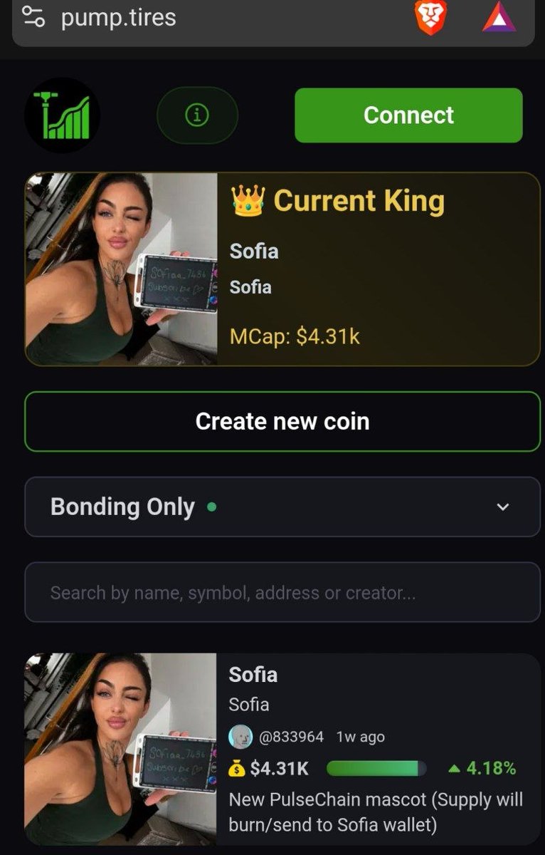 Sofia, pulsechain mascot now king of the hill 🥰🥰