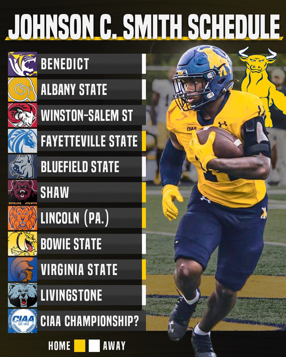 D1_Rejects's tweet image. A 𝐠𝐚𝐮𝐧𝐭𝐥𝐞𝐭 to start 2026 for @JCSUFootball 👀

Can the Golden Bulls repeat as @CIAAForLife champions? 🏆

#D1R | #D2FB | #CFB
