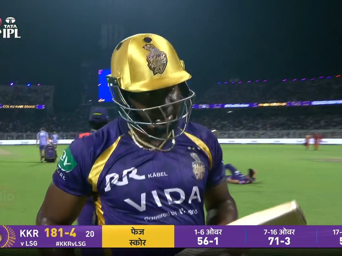 Kaali Shakti never disappoints KKR 

Inse behtar finishing koi nahi kar skta 👏🏼
Agar pehle match se khelta to batting me to acchi finishing kar deta
