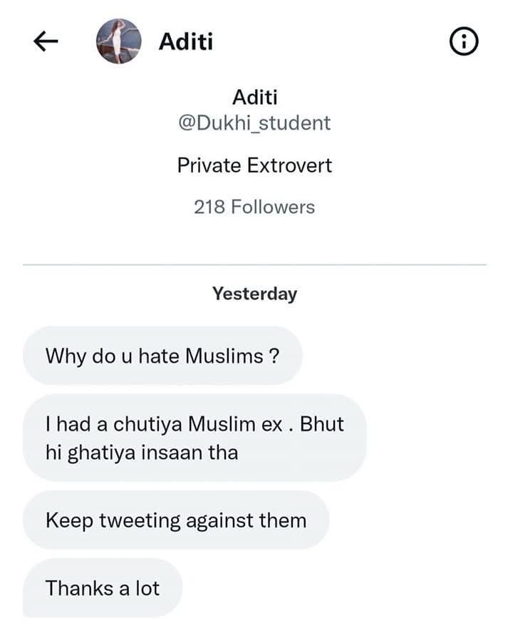 Hindutva Knight tweet media