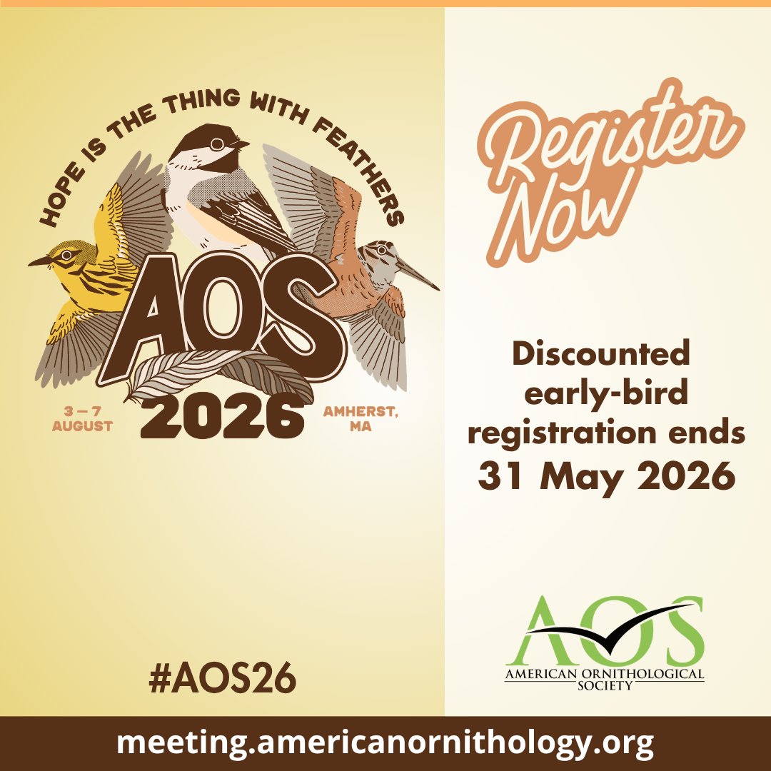 American Ornithological Society tweet media