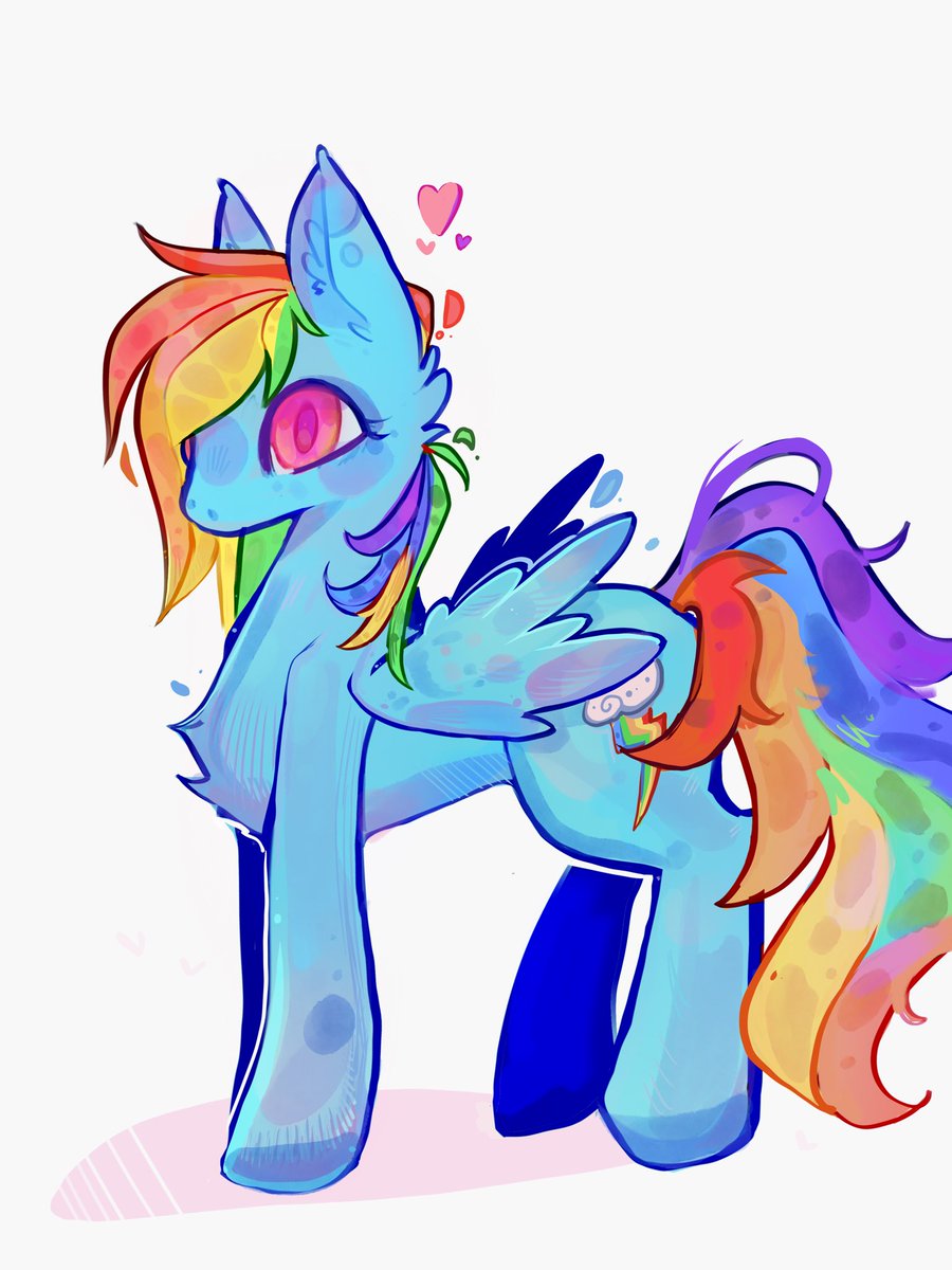 pepsikoi's tweet photo. dashie doodle #myart https://t.co/OqUmtoYiKI