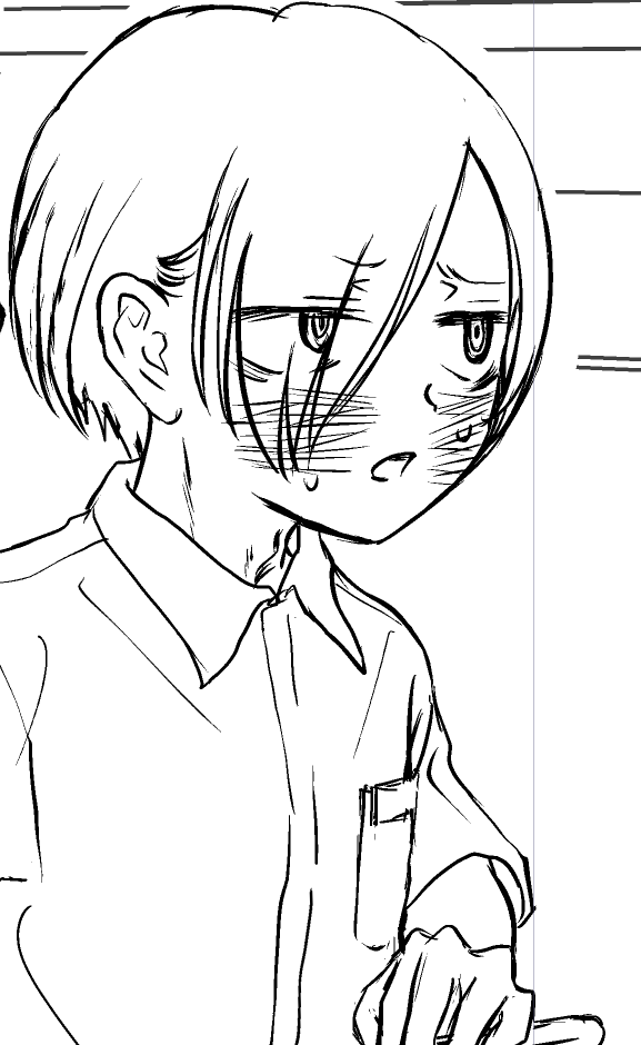 細っこい初期川くん
今、OKKAさんの挿絵を描かせて頂いてるんですが、劇場版準拠という事でアニメ見返したりしてて、もうホント、ホリエル氏と羊宮さんのお声が良すぎて聞き惚れてしまう……早く劇場版Blu-ray出ませんかね😍✨ #僕ヤバファンアート 